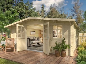 CASETTA DI LEGNO ETNA9 500x500x222h spessore 34mm