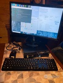 PC Fisso CoolerMaster 8gb RAM SSD 250 + schermo