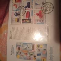 design italiano foglio con annullo 