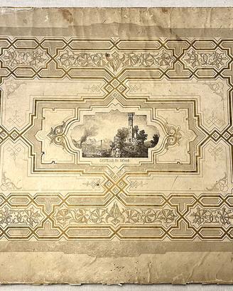 Albo Litografie "Lanificio Rossi" 1864 originale
