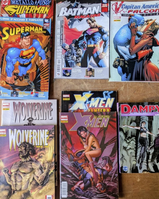 Lotto 10 Fumetti Supereroi Marvel DC Bonelli