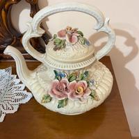 Teiera Capodimonte Originale Ceramica
