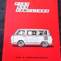 libretto uso e manutenzione fiat 850 + altri