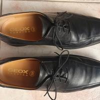 Geox scarpe uomo in pelle nera n. 45