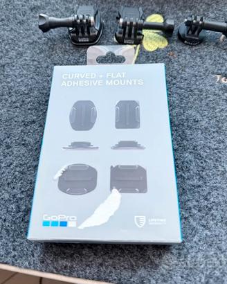Curved + flat adesivi mounts gopro attacchi