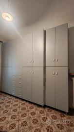 Armadio camera da letto azzurro