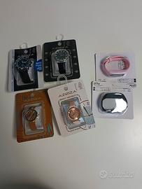 Orologi marca Azoza e Elta uomo e donna 6 pezzi 