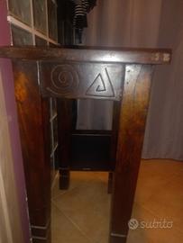tavolino etnico legno massello