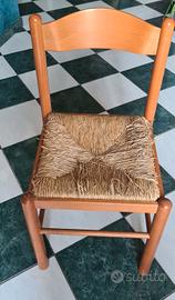 Autentica Sedia da Chiesa con allegato rito, volta