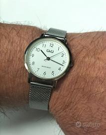 Q&Q by Citizen Orologio Acciaio quadrante Bianco