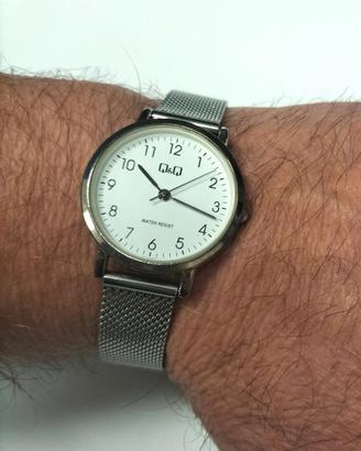 Q&Q by Citizen Orologio Acciaio quadrante Bianco