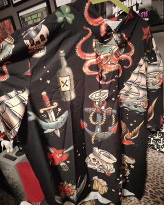 camicia stampe old style