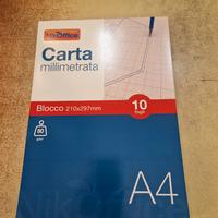 carta millimetrata a4