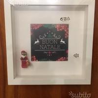 CORNICE VETRINA DISPLAY CASE LEGO Babbo Natale