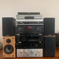 Ampli, piastre, casse, lettori dvd