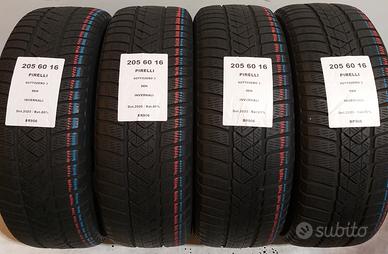 4 GOMME 205 60 16 PIRELLI BR906