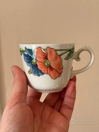 Set 6 Tazze e Piattini Villeroy e Boch Amapola 