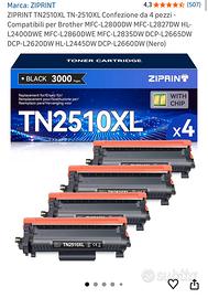 Toner TN2510XL Compatibili per Brother