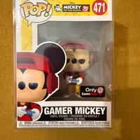 Funko Pop Gamer Mickey 471 Disney 90 Years nuovo
