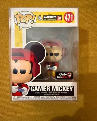Funko Pop Gamer Mickey 471 Disney 90 Years nuovo