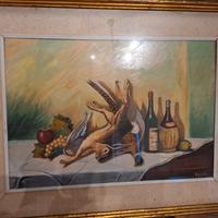 Quadro pittura ad olio su tela