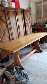 2 tavoli in legno massello