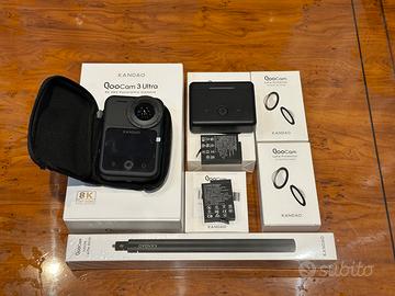 Actioncam 360° professionale QooCam 3 Ultra