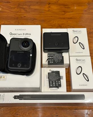 Actioncam 360° professionale QooCam 3 Ultra