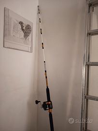 canna da pesca e mulinello 