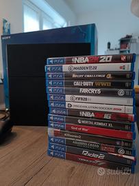 PS 4 500GB+14 Giochi Originali