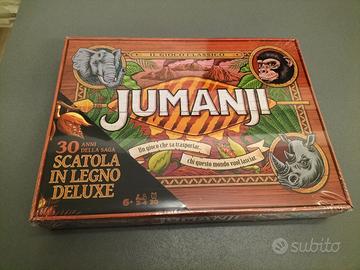 Gioco Jumanji edizione deluxe con scatola in LEGNO