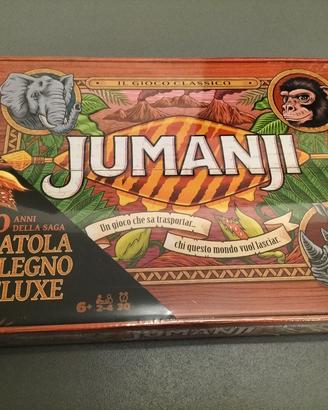 Gioco Jumanji edizione deluxe con scatola in LEGNO