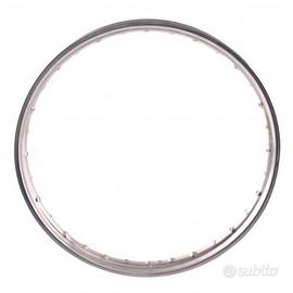Cerchio moto in ferro cromato 150 x 18 da 32 fori