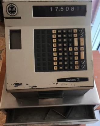 Cassa registratrice Sweda anni ’70 elettro-meccan