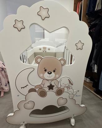 Lettino Bonne nuit oblò azzurra design