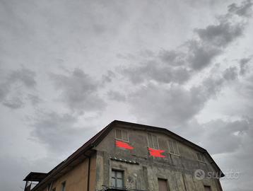 Attico con giardino mare