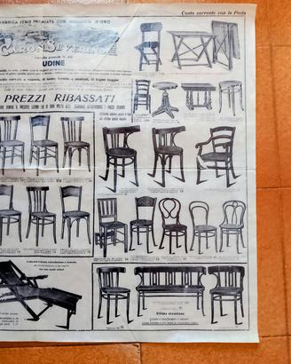 catálogo originale Caron Severino anni 40 