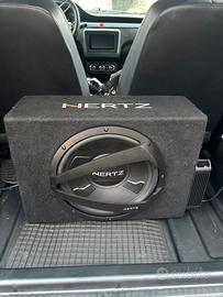 subwoofer herz  completo di amplificatore herz