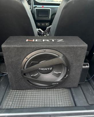 subwoofer herz  completo di amplificatore herz