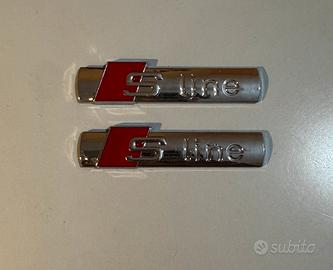 Coppia di adesivi audi s-line