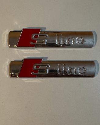 Coppia di adesivi audi s-line