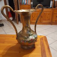 ANFORA IN OTTONE DECORATIVA/PORTAOMBRELLI 