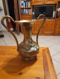 ANFORA IN OTTONE DECORATIVA/PORTAOMBRELLI 