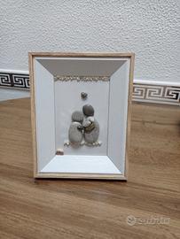 Quadretto pebble art 