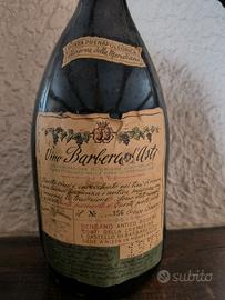 bottiglia storica Bersano Barbera 1971