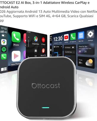 Ottocast OttoAiBox E2 – CarPlay/Android 13 WIFI