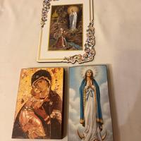 Quadretti legno figure sacre