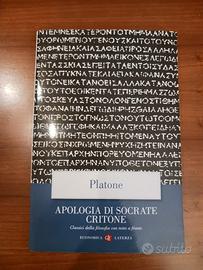 Libro  'Platone-Apologia di Socrate Critone'