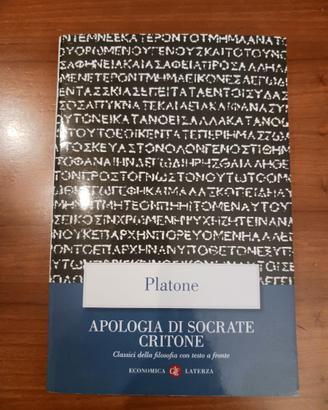 Libro  'Platone-Apologia di Socrate Critone'