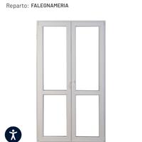 Portafinestra PVC 120x220. Colore bianco